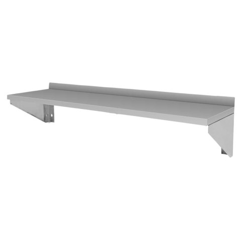 Półka wisząca jednopoziomowa inox 150x30 cm gastronomiczna MTP005933