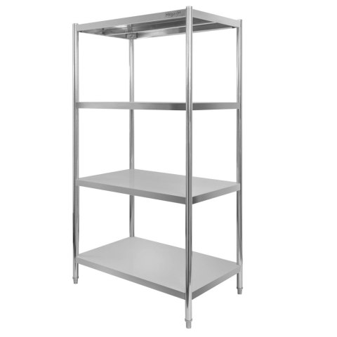 Regał nierdzewny 4 półki 100x60x180 magazyn gastronomiczny MTP005964