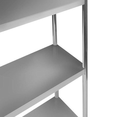 Regał nierdzewny 4 półki 100x60x180 magazyn gastronomiczny MTP005964
