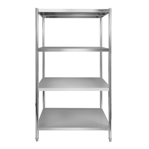 Regał nierdzewny 4 półki 80x60x180 do magazynu MTP005963