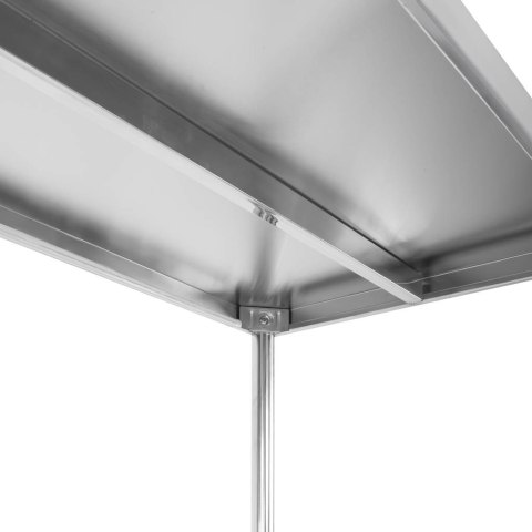 Regał nierdzewny 4 półki 80x60x180 do magazynu MTP005963