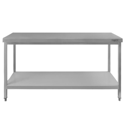 Stół centralny z półką 140x70x85 stal nierdzewna MTP005130