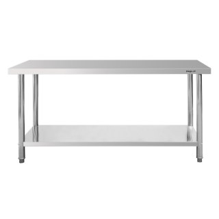 Stół centralny inox z półką Standard 160x70x85 do gastronomii MTP004380