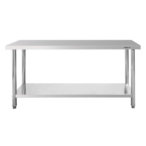 Stół centralny inox z półką Standard 160x70x85 do gastronomii MTP004380