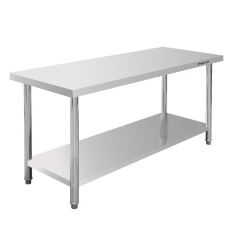 Stół centralny inox z półką Standard 160x70x85 do gastronomii MTP004380