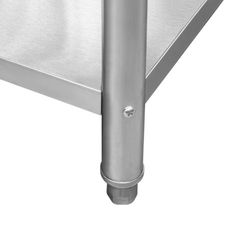 Stół centralny inox z półką Standard 160x70x85 do gastronomii MTP004380