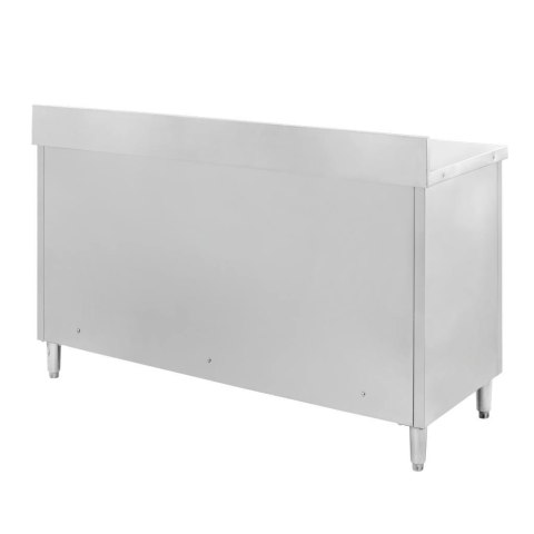 Stół przyścienny inox z szafką 120x70x85 gastronomiczny MTP001864