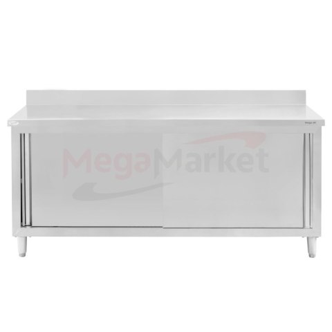 Stół przyścienny inox z szafką 200x70x85 gastronomiczny MTP001865