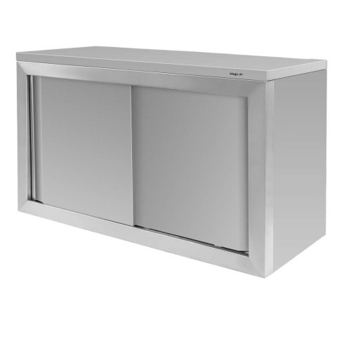 Szafka wisząca gastronomiczna inox drzwi przesuwne 100x40x60 MTP005926