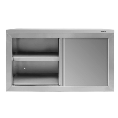 Szafka wisząca gastronomiczna inox drzwi przesuwne 100x40x60 MTP005926