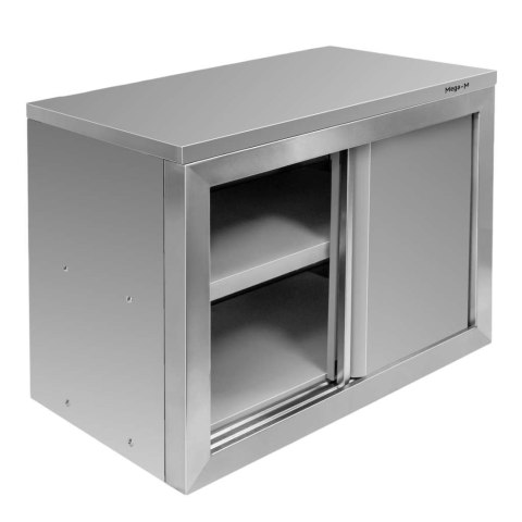 Szafka wisząca gastronomiczna inox drzwi przesuwne 80x40x60 MTP005924