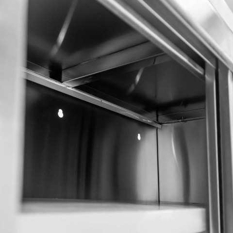 Szafka wisząca gastronomiczna inox drzwi przesuwne 80x40x60 MTP005924