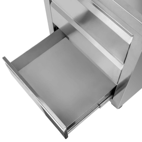 Szafka mobilna inox 3 szuflady 60x60x85 do gastronomii MTP005938