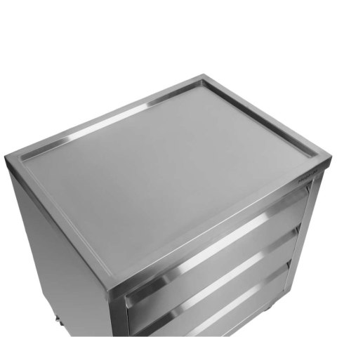 Szafka mobilna inox 3 szuflady 80x60x85 kuchnia magazyn MTP005939