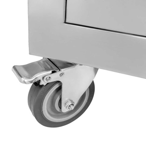 Szafka mobilna inox 3 szuflady 80x60x85 kuchnia magazyn MTP005939