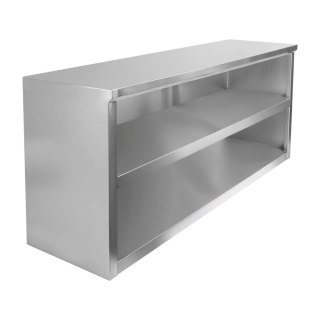 Szafka wisząca inox otwarta 150x40x60 magazyn gastronomiczny MTP005969