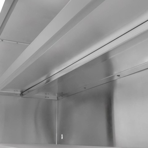 Szafka wisząca inox otwarta 150x40x60 magazyn gastronomiczny MTP005969