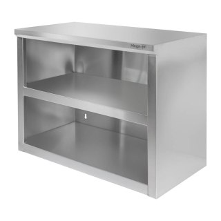 Szafka wisząca inox otwarta 80x40x60 do zaplecza kuchni MTP005966