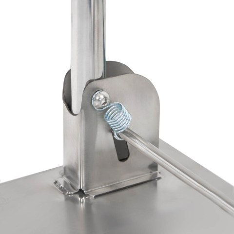 Wózek transportowy inox ze składaną rączką 73x48x89 cm MTP005970