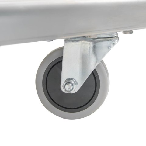 Wózek transportowy inox ze składaną rączką 73x48x89 cm MTP005970