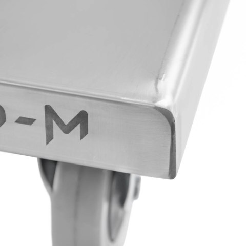 Wózek transportowy inox ze składaną rączką 73x48x89 cm MTP005970