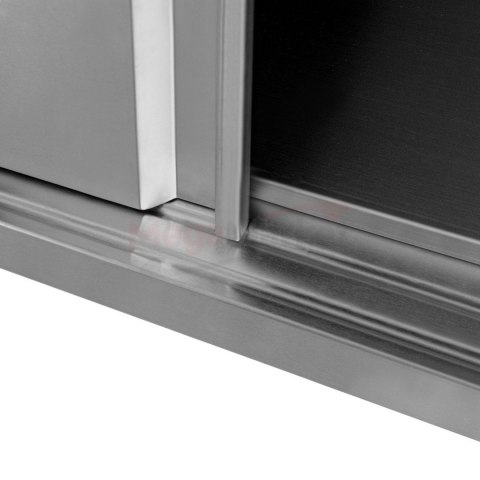 Zlew gastronomiczny spawany 2 komory z szafką 120x60x85 inox MTP001791