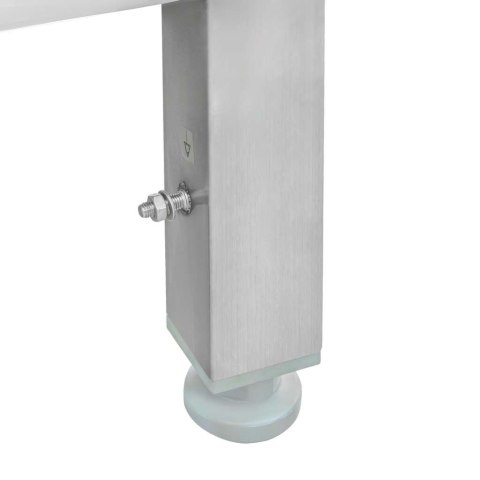 Zlew gastronomiczny spawany lewostronny z półką 180x60x85 stal nierdzewna MTP005134