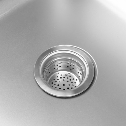 Zlew gastronomiczny spawany prawostronny z szafką 160x60x85 stal nierdzewna MTP001847