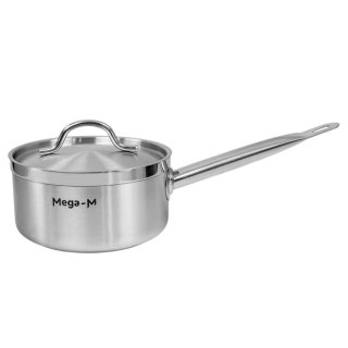 Rondel inox PRO z pokrywką 3l 18x10 cm do kuchni MTP006185