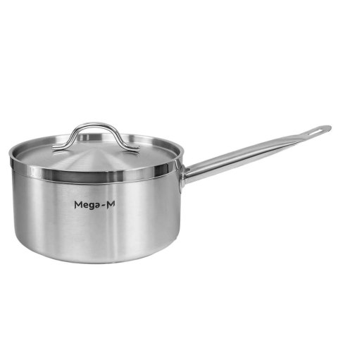 Rondel inox PRO z pokrywką 5l 22x12 cm gastronomiczny MTP006186