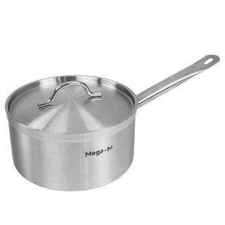 Rondel inox PRO z pokrywką 5l 22x12 cm gastronomiczny MTP006186