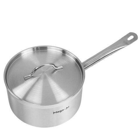 Rondel inox PRO z pokrywką 5l 22x12 cm gastronomiczny MTP006186