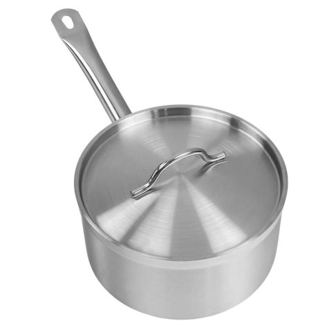 Rondel inox PRO z pokrywką 5l 22x12 cm gastronomiczny MTP006186