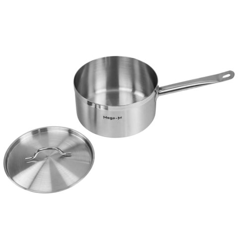 Rondel inox PRO z pokrywką 5l 22x12 cm gastronomiczny MTP006186