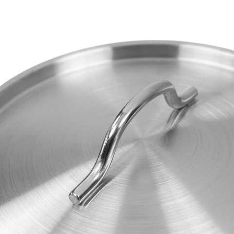 Rondel inox PRO z pokrywką 5l 22x12 cm gastronomiczny MTP006186
