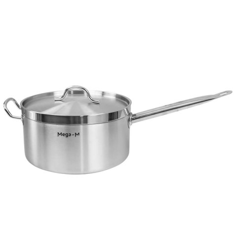 Rondel inox PRO z pokrywką 8l 26x14.5 cm profesjonalny MTP006187