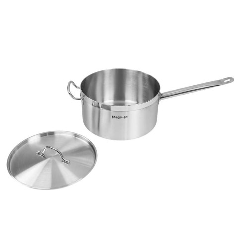 Rondel inox PRO z pokrywką 8l 26x14.5 cm profesjonalny MTP006187