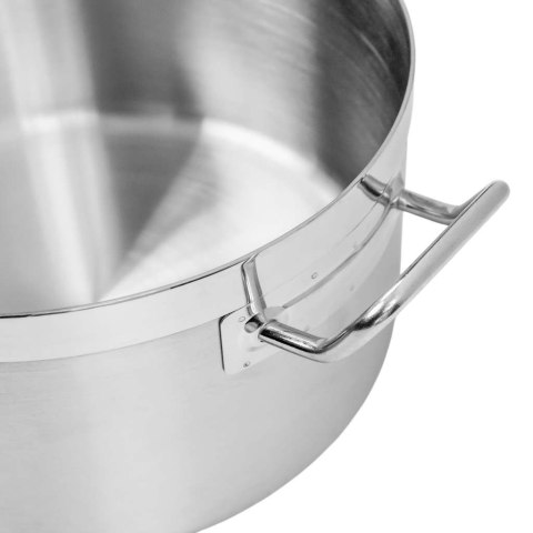 Rondel inox PRO z pokrywką 8l 26x14.5 cm profesjonalny MTP006187