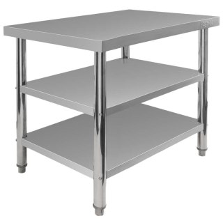 Stół centralny 2 półki X Standard 100x60x85 inox MTP006849