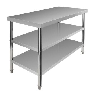 Stół centralny 2 półki X Standard 120x70x85 inox MTP006856