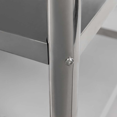 Stół centralny 2 półki X Standard 140x70x85 inox MTP006857