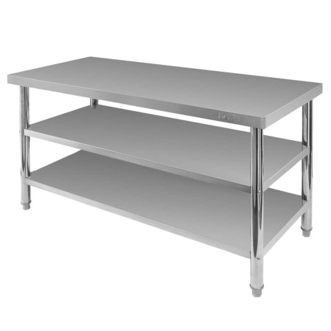 Stół centralny 2 półki X Standard 150x60x85 inox MTP006852