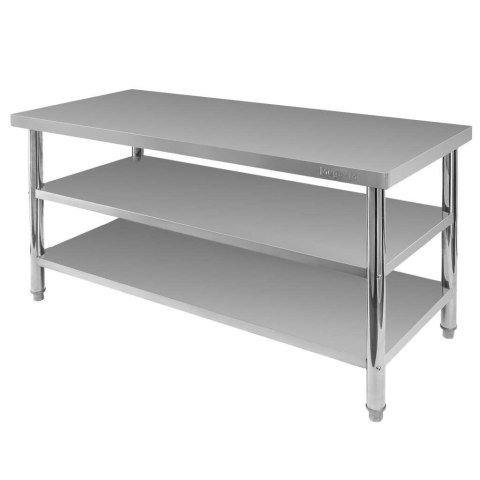 Stół centralny 2 półki X Standard 160x60x85 inox MTP006853