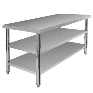 Stół centralny 2 półki X Standard 160x60x85 inox MTP006853