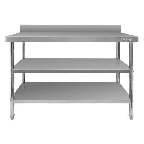 Stół przyścienny inox 2 półki X Standard 120x60x85 MTP006862
