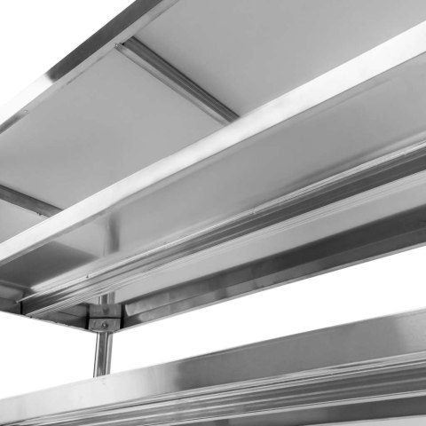 Stół przyścienny inox 2 półki X Standard 120x60x85 MTP006862