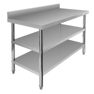 Stół przyścienny inox 2 półki X Standard 120x70x85 MTP006868