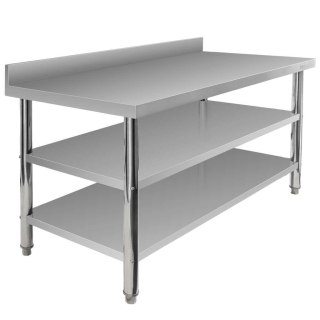 Stół przyścienny inox 2 półki X Standard 150x60x85 MTP006864