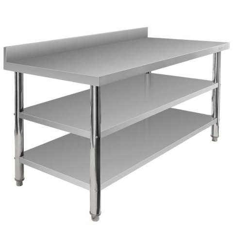 Stół przyścienny inox 2 półki X Standard 150x60x85 MTP006864
