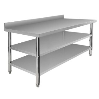 Stół przyścienny inox 2 półki X Standard 160x70x85 MTP006871